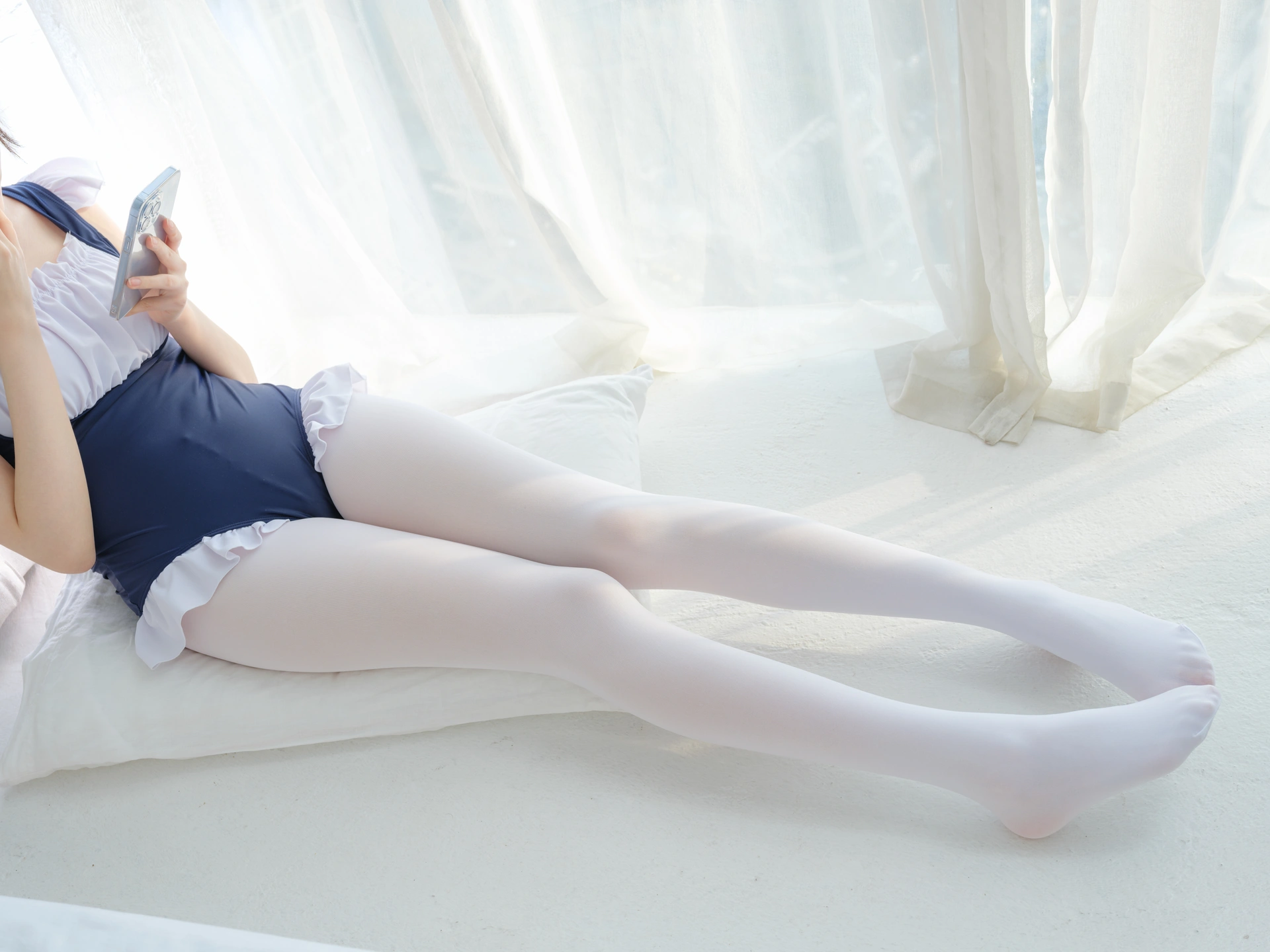 森萝财团写真 – aika 白丝 80D插图9
